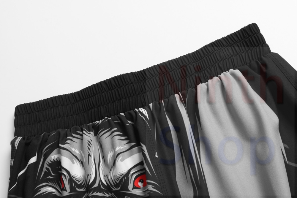 Men's Fitness Training Short Pants Fighting Training Trousers Casual Classic Shorts Beach Pants Dry Pants Baggy Shorts