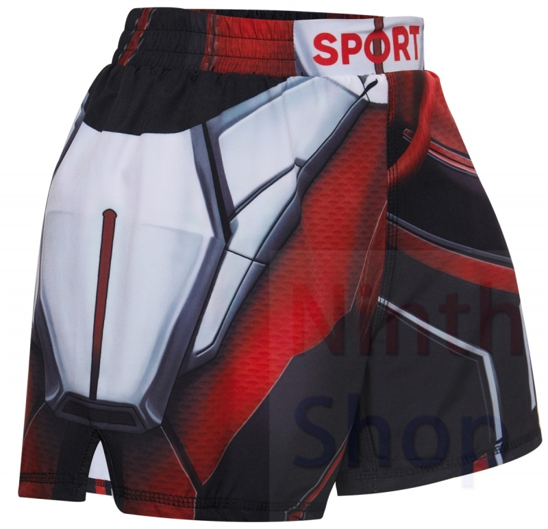 Boy's Fitness Short Pants Fighting Training Shorts Elastic Waist Trousers Leisure Relaxed Beach Pants Dry Pants