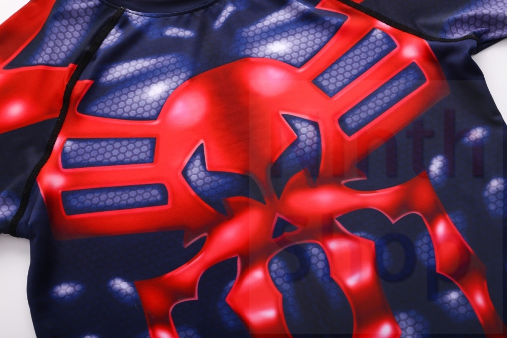 Men's Fitness Training T-Shirt Running T-Shirt Elasticity Slim Fit Shirt Printing Shirt Dry Short Sleeve Shirt