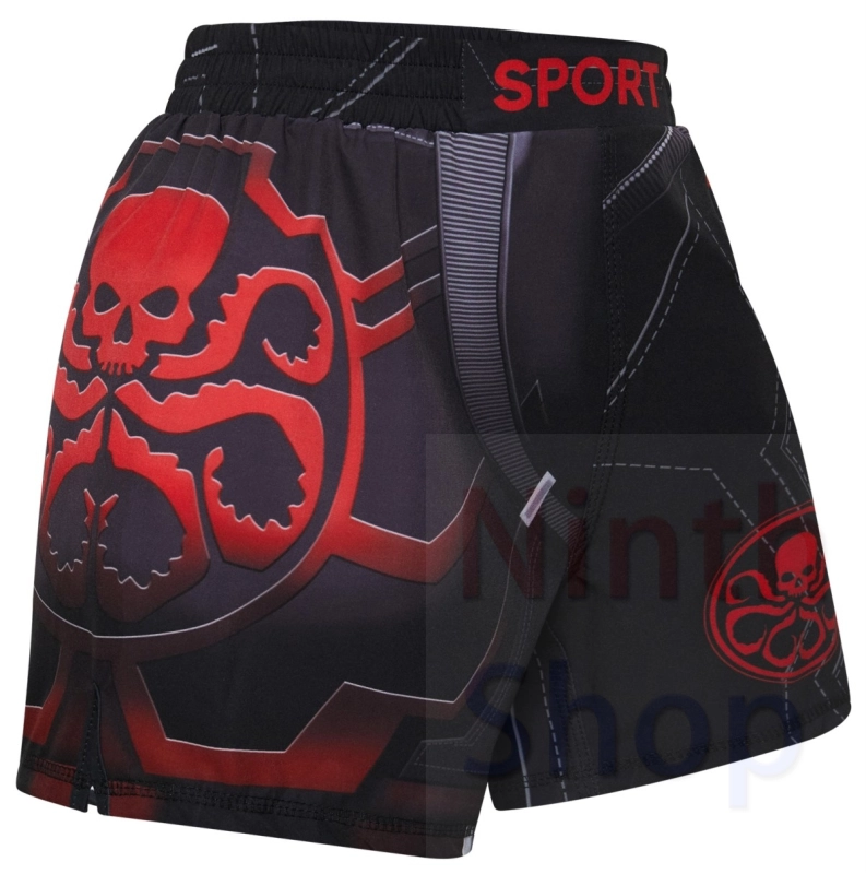 Boy's Fitness Short Pants Fighting Training Shorts Elastic Waist Trousers Leisure Relaxed Beach Pants Dry Pants