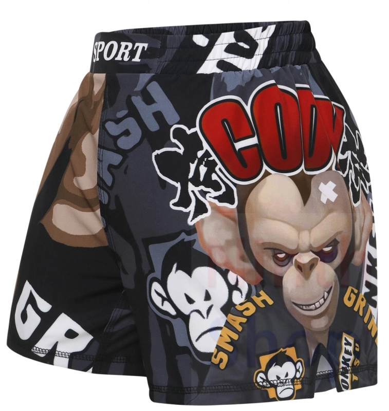 Boy's Fitness Short Pants Fighting Training Shorts Elastic Waist Trousers Leisure Relaxed Beach Pants Dry Pants