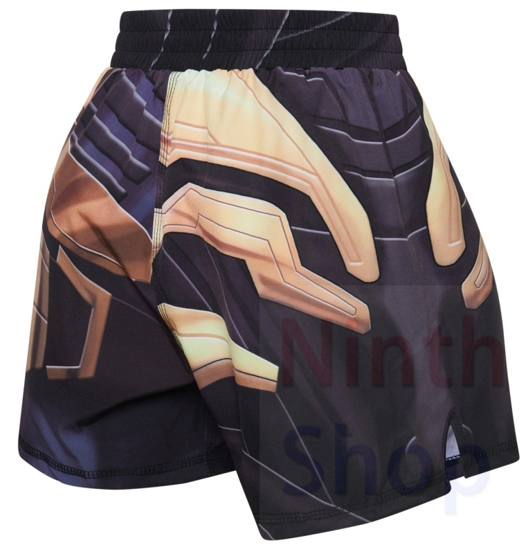 Boy's Fitness Short Pants Fighting Training Shorts Elastic Waist Trousers Leisure Relaxed Beach Pants Dry Pants