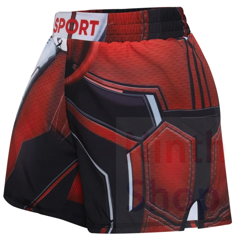 Boy's Fitness Short Pants Fighting Training Shorts Elastic Waist Trousers Leisure Relaxed Beach Pants Dry Pants