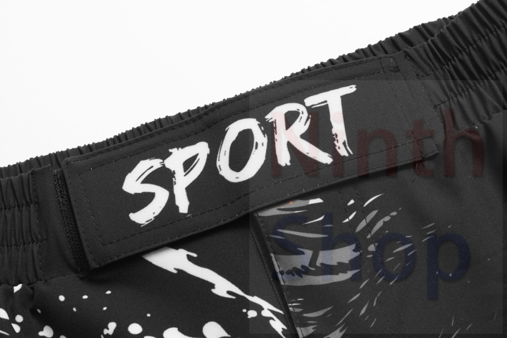 Men's Fitness Training Short Pants Fighting Training Trousers Casual Classic Shorts Beach Pants Dry Pants Baggy Shorts