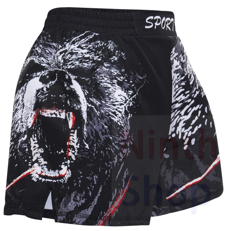 Boy's Fitness Short Pants Fighting Training Shorts Elastic Waist Trousers Leisure Relaxed Beach Pants Dry Pants