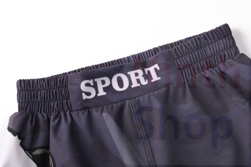 Boy's Fitness Short Pants Fighting Training Shorts Elastic Waist Trousers Leisure Relaxed Beach Pants Dry Pants