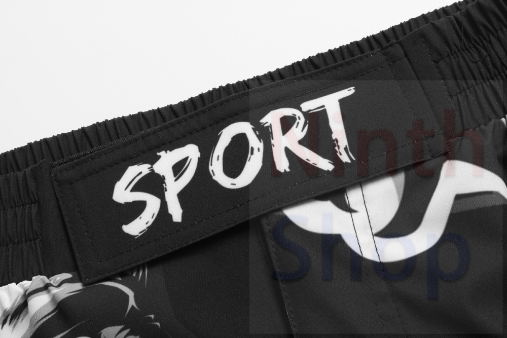 Men's Fitness Training Short Pants Fighting Training Trousers Casual Classic Shorts Beach Pants Dry Pants Baggy Shorts