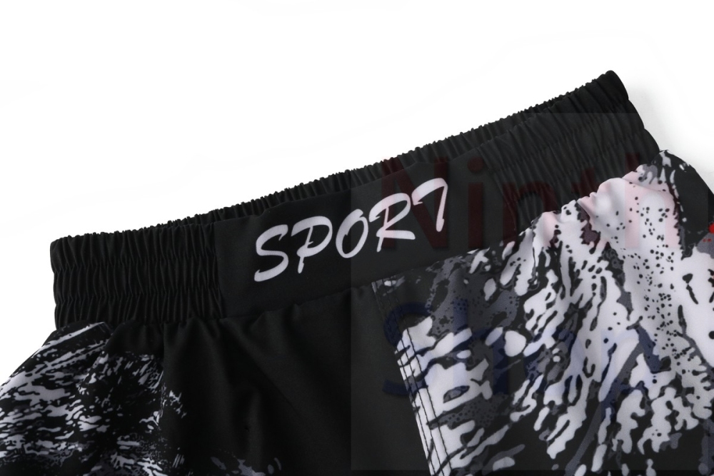 Boy's Fitness Short Pants Fighting Training Shorts Elastic Waist Trousers Leisure Relaxed Beach Pants Dry Pants