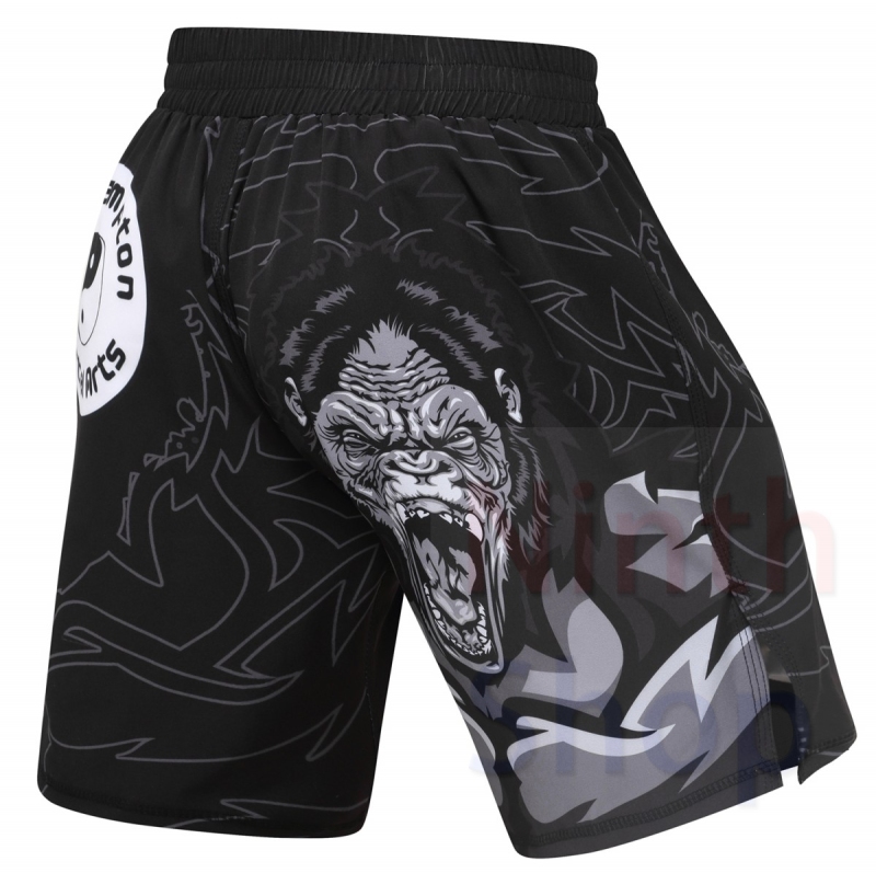 Men's Fitness Training Short Pants Fighting Training Trousers Casual Classic Shorts Beach Pants Dry Pants Baggy Shorts