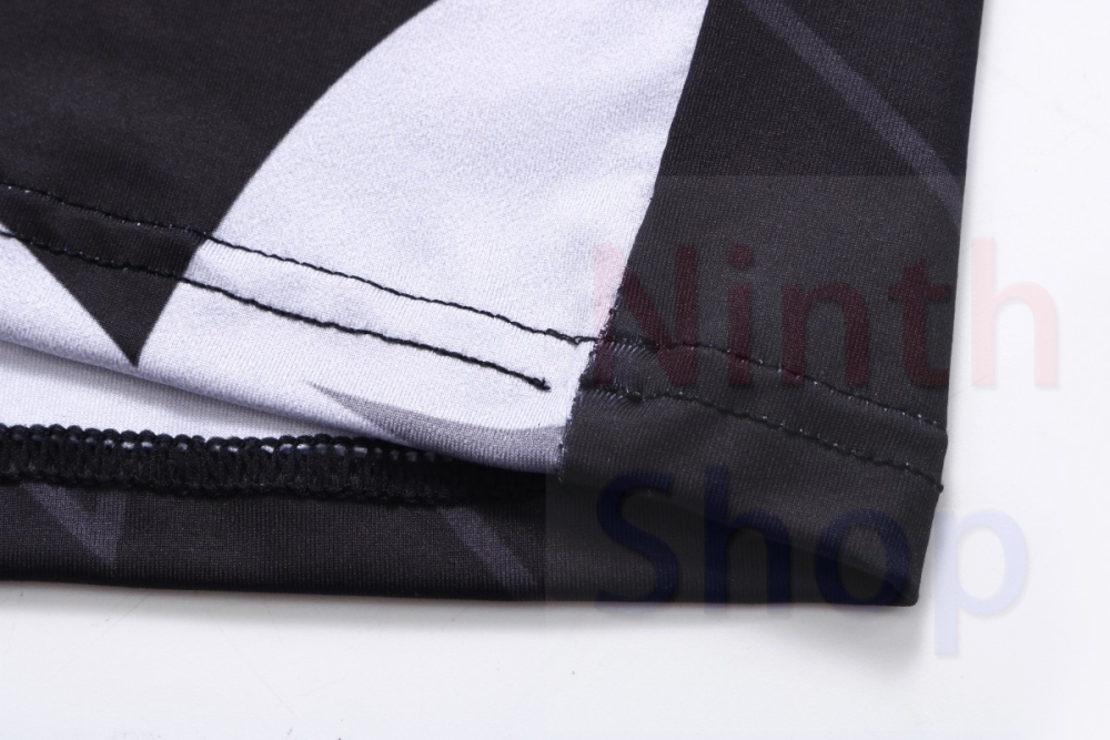 Men's Quick Dry Long Sleeve Clothes 3D Digital Printing Men's Tight Training Exercise Fitness Running Outdoor Shirt