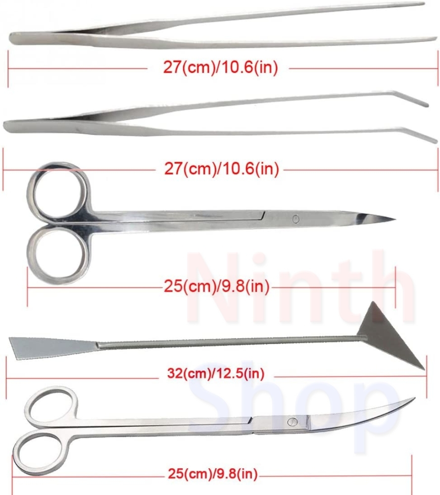 水草トリミングセット熱帯魚水草セット アクアリウム ピンセット ハサミセット フラッター 水族館用 ブラック クリスマスプレゼント ススチール製多機能5点セット