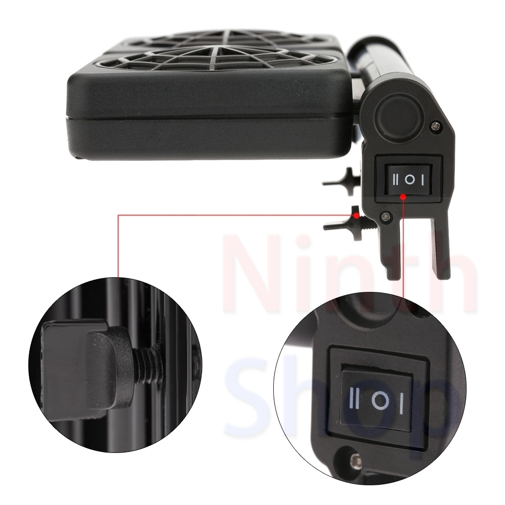 水槽冷却ファン クールファン 水槽用クーラークーリングファン 調節可能な2レベル風 水族館水槽用