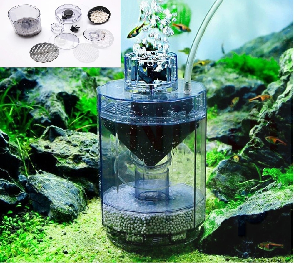 Aquarium Fish Stool Suction Collector Fish Tank Filter Accessories Fish Poop Cleaner