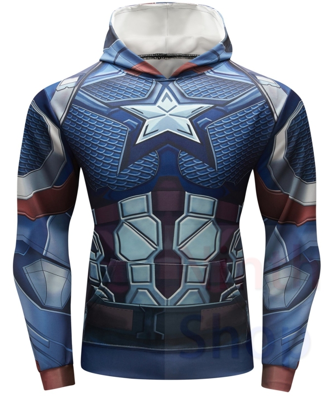 Men's Hoodie Long Sleeves Hoodies Of The Avengers 3D Printed Adult Graphic Hooded Sweater Athletic Hoodies with Pocket