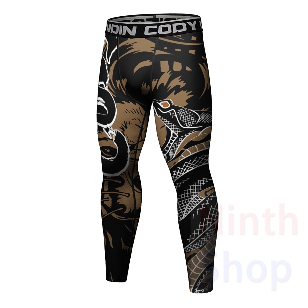 Men's Leggings Men Long Pants Men's Sport Leggings Men's Training Leggings Men's Coldgear Slim Fit Jogging Compression Pantaloon Fast Drying(23258)
