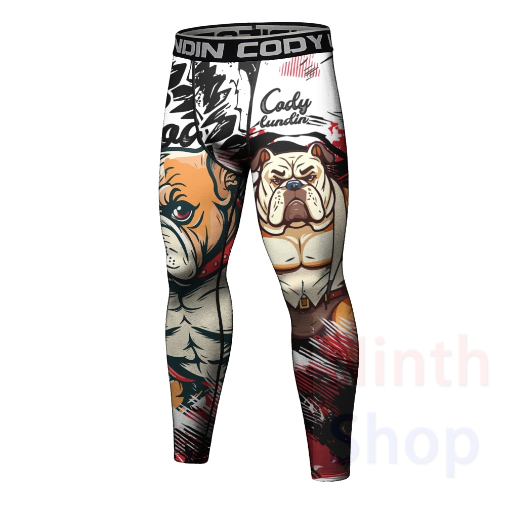 Men's Leggings Men Long Pants Men's Sport Leggings Men's Training Leggings Men's Coldgear Slim Fit Jogging Compression Pantaloon Fast Drying(23261)