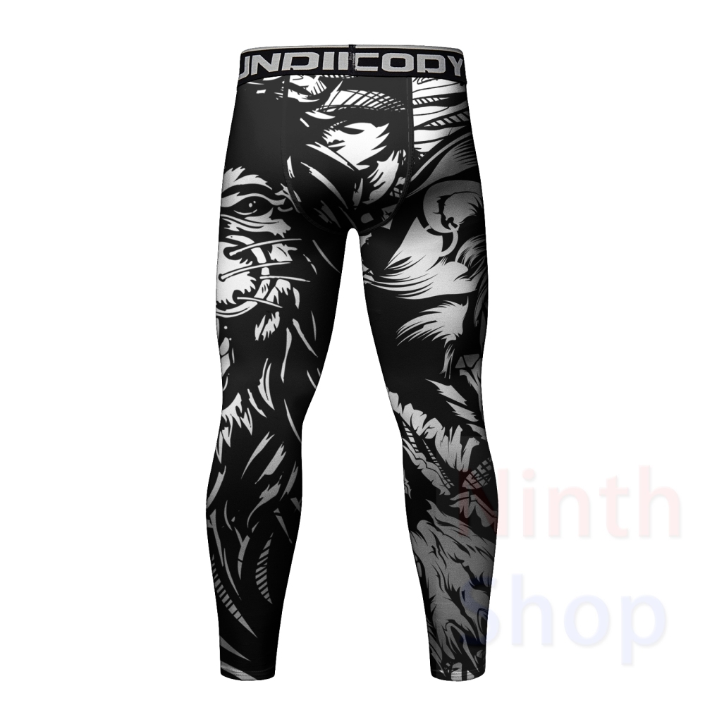 Men's Leggings Men Long Pants Men's Sport Leggings Men's Training Leggings Men's Coldgear Slim Fit Jogging Compression Pantaloon Fast Drying(23259)