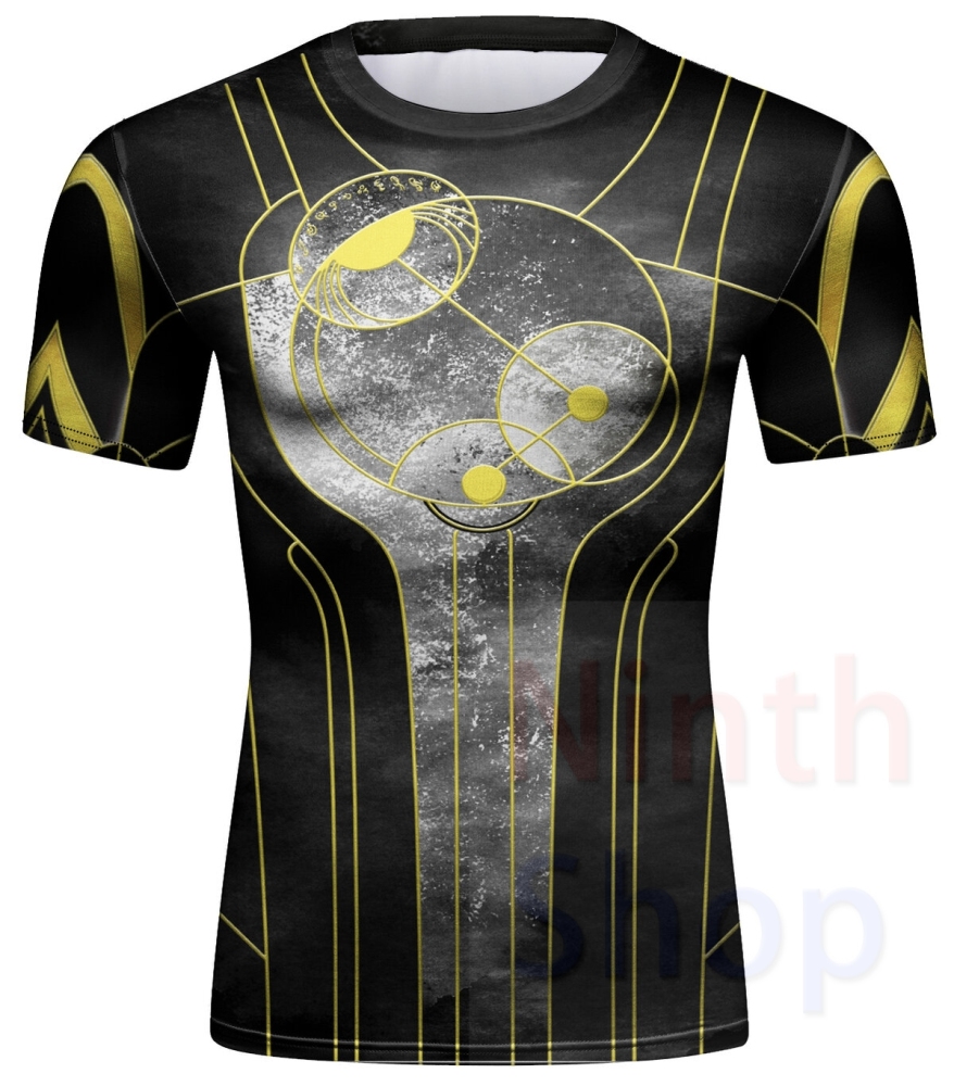 Cody Lundin Men's Compression Set - Short Sleeve Shirt and Short - 2 Piece Casual Top Shorts Set Sports Jogging Set Quick-drying(211490-22120)