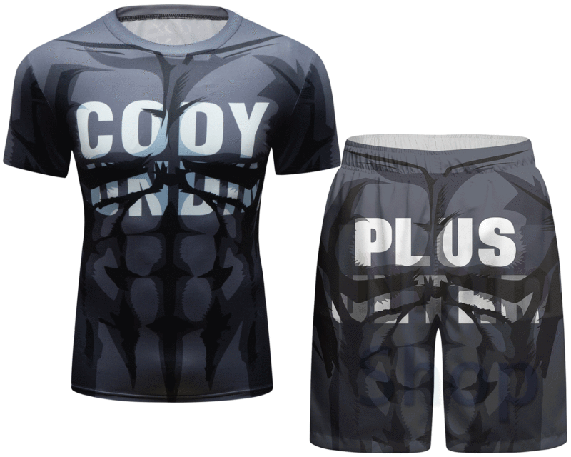 Cody Lundin Men’s Sports Shorts Sets 2 Pieces Tracksuit Training Suits Summer Beach Short Sleeve Set Activewear Sweatsuits(211456-21107)