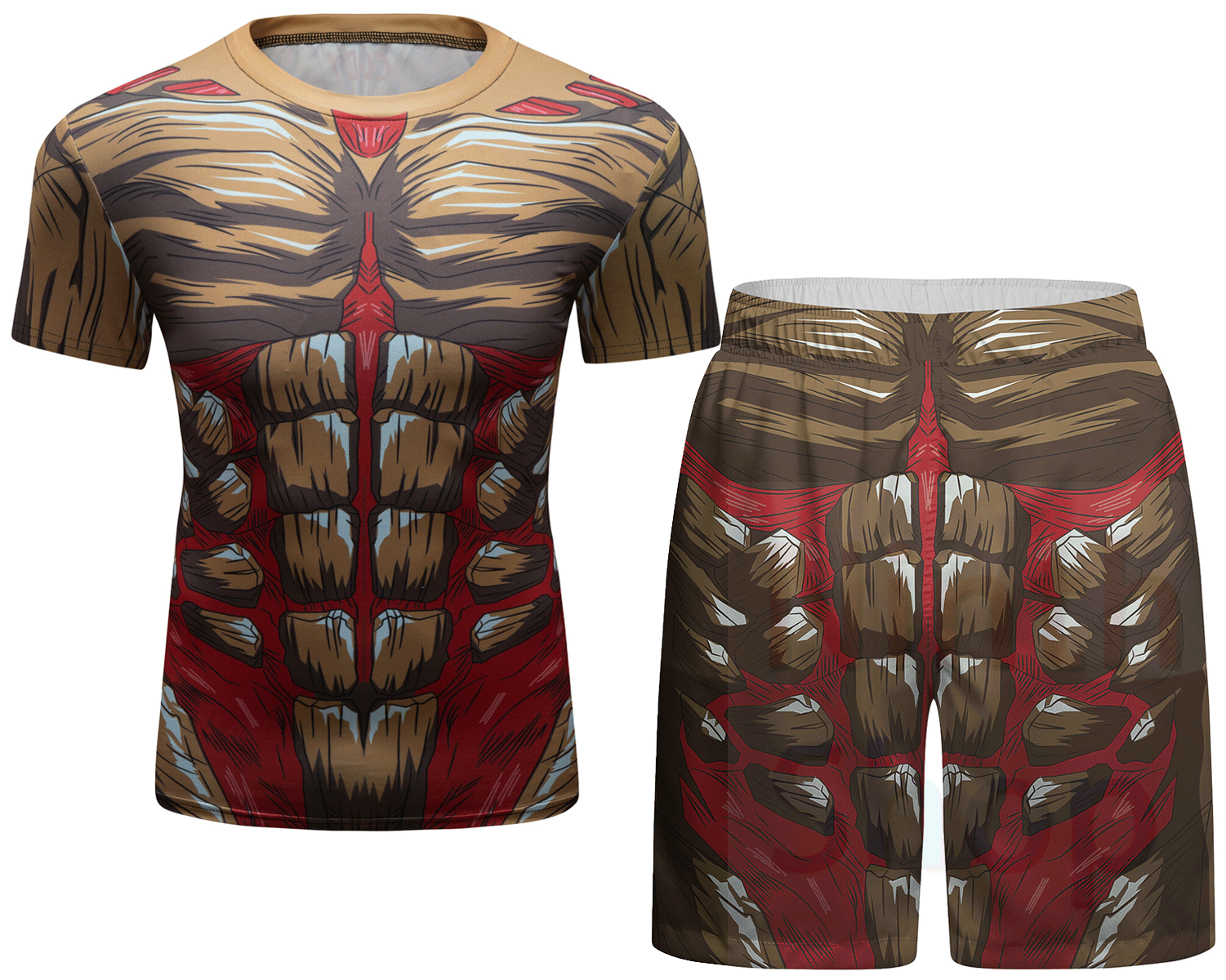 Cody Lundin Men’s Sports Shorts Sets 2 Pieces Tracksuit Training Suits Summer Beach Short Sleeve Set Activewear Sweatsuits(211457-21106)