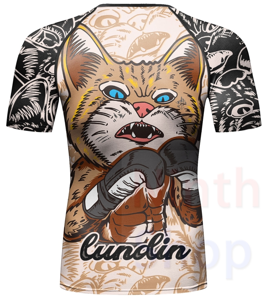 Cody Lundin Men's Sports T-shirt and Shorts 2 Pieces Sets Cool Dry Compression Round Collar Summer Fitness Sports Suit(231567-23191)