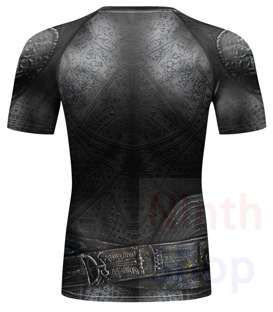Cody Lundin Men's Sports T-shirt and Shorts 2 Pieces Sets Cool Dry Compression Round Collar Summer Fitness Sports Suit(221559-22183)