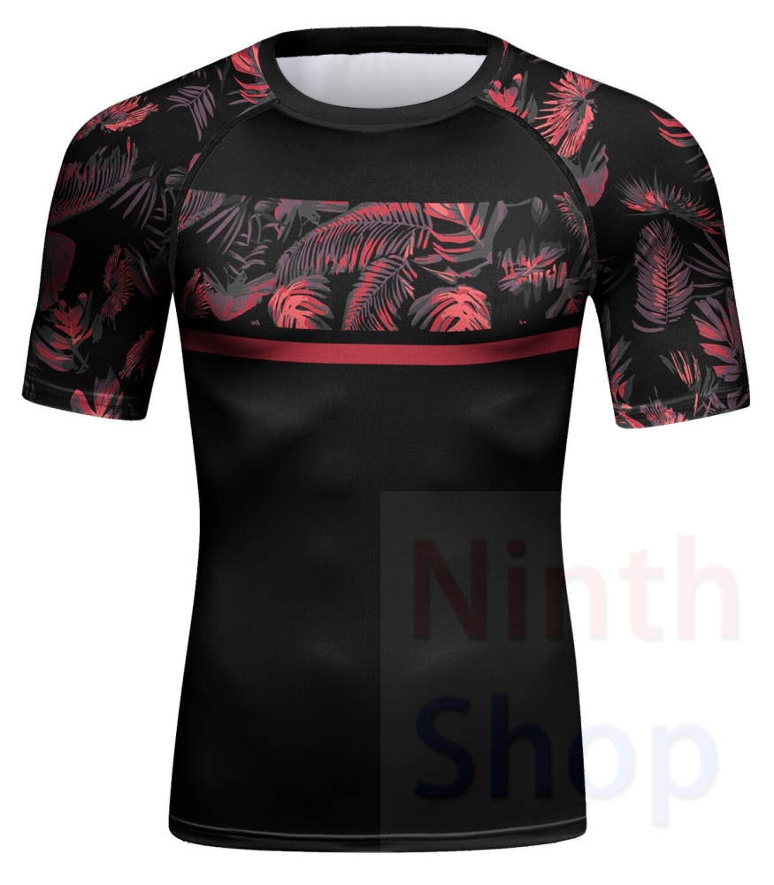 Cody Lundin Men's Sports T-shirt and Pants 2 Pieces Sets Fast Dry Compression Round Collar Summer Fitness Sports Suit(221550-22244)