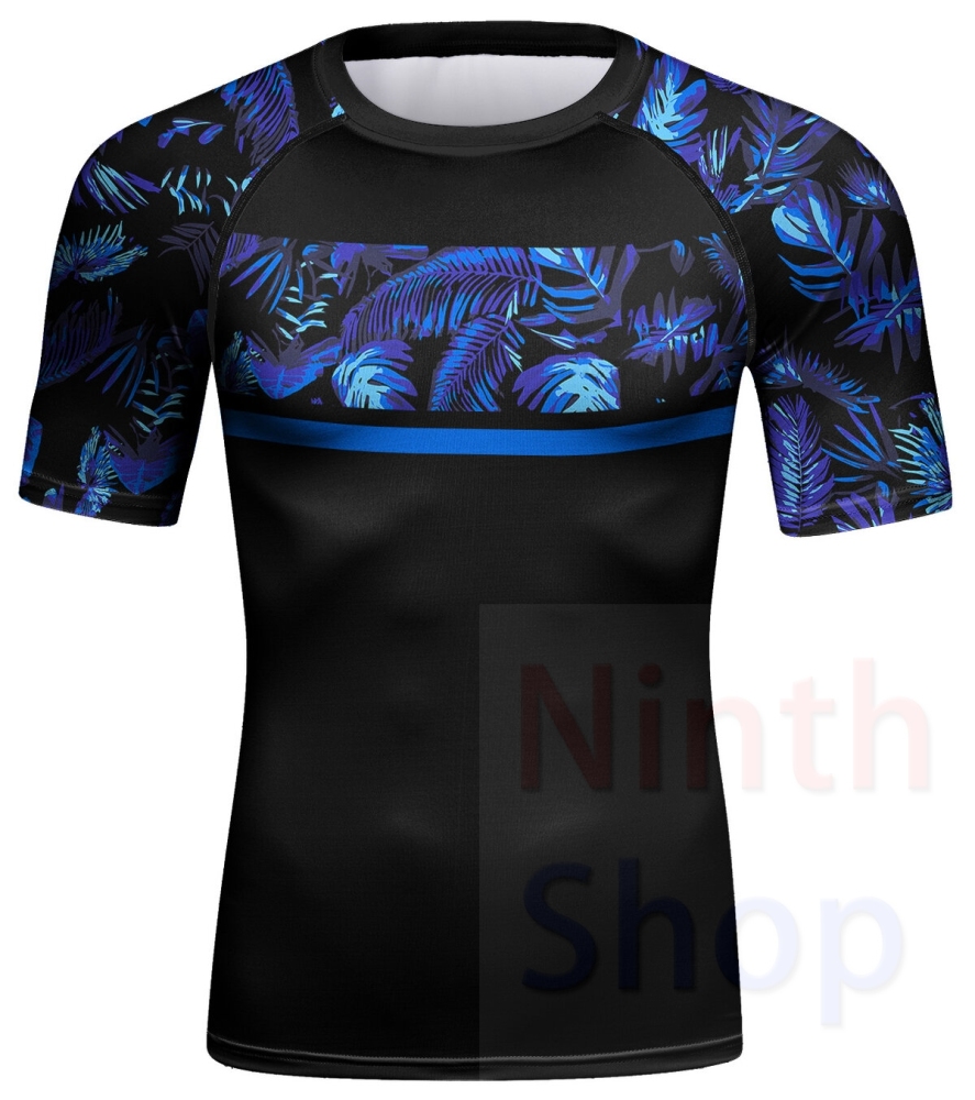 Cody Lundin Men's Sports T-shirt and Pants 2 Pieces Sets Fast Dry Compression Round Collar Summer Fitness Sports Suit(221549-22243)