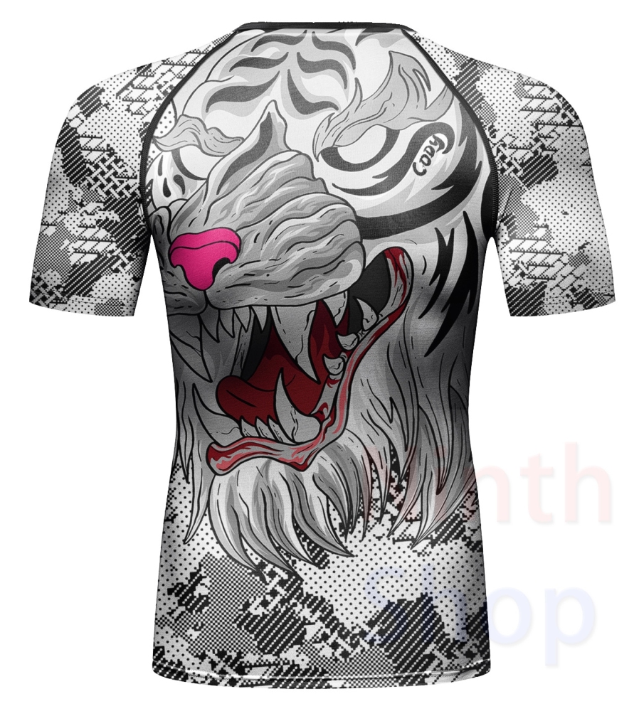 Cody Lundin Men's Sports T-shirt and Pants 2 Pieces Sets Fast Dry Compression Round Collar Summer Fitness Sports Suit(231565-23260)