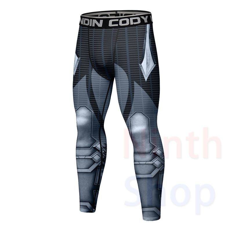 Cody Lundin Men's Compression Set - Long Sleeve Shirt and Pants- 2 Piece Sports Jogging Set Base Layer Quick-drying Fitness Suit(317-22238)