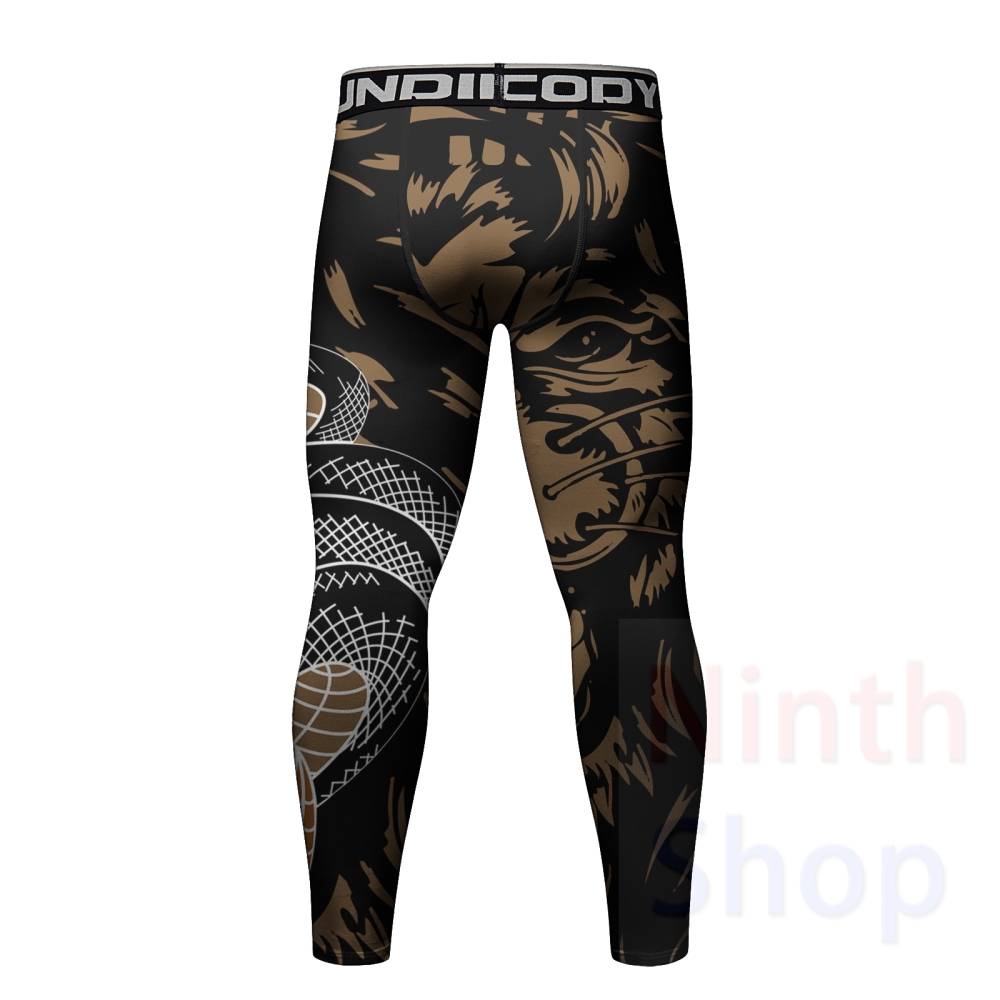 Cody Lundin Men's Sports Top and Pants 2 Pieces Sets Fast Dry Compression Round Collar 3D Print Fitness ALL Seasons Sports Suit（23485-23258）