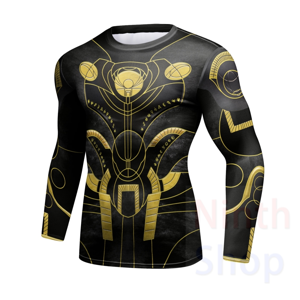 Cody Lundin Men's Compression Set - Long Sleeve Shirt and Pants- 2 Piece Sports Jogging Set Base Layer Quick-drying Fitness Suit(21395-22198)