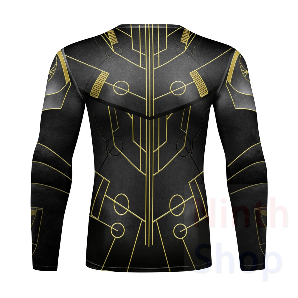 Cody Lundin Men's Compression Set - Long Sleeve Shirt and Pants- 2 Piece Sports Jogging Set Base Layer Quick-drying Fitness Suit(21397-JMCK22198)