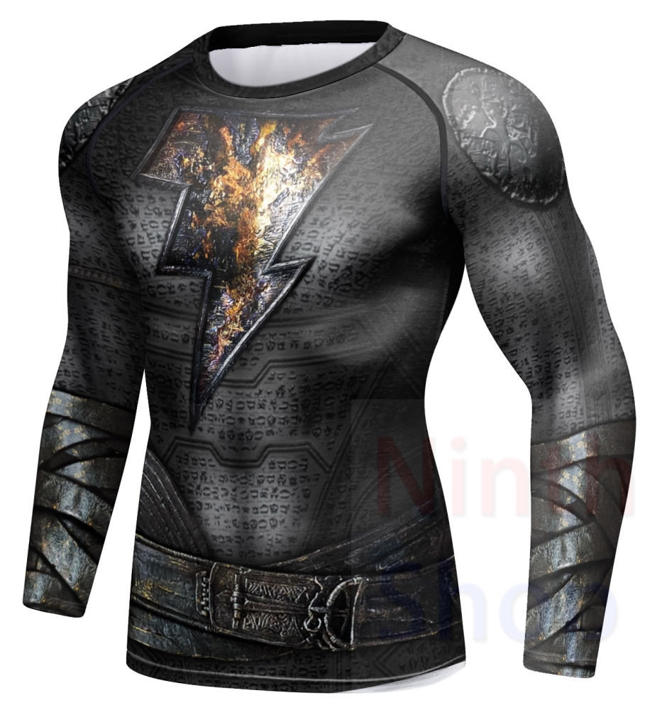 Men Long Sleeve Shirt Compression Top Sport T-shirt Cody Print Shirts Cool Dry Base layer Shirt ALL SEASON for Running Training Sweatshirt(22480)