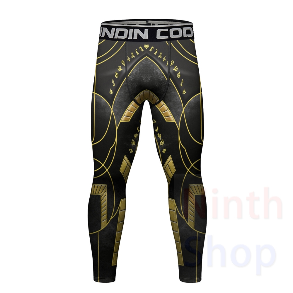 Cody Lundin Men's Compression Set - Short Sleeve Shirt and Pants - 2 Piece Sports Jogging Set Quick-drying Fitness Suit for Men(211489-22198)