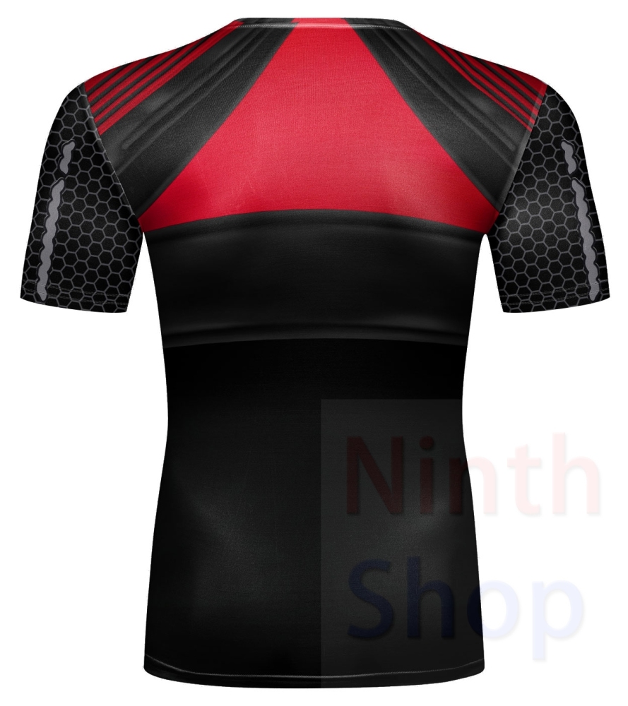 Cody Lundin Men's Compression Set - Short Sleeve Shirt and Pants - 2 Piece Sports Jogging Set Quick-drying Fitness Suit for Men(221561-22256)