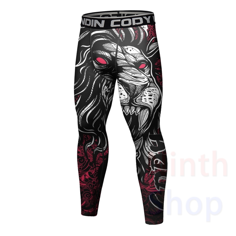 Cody Lundin Men's Leggings Men Long Pants Men's Sport Leggings Training Leggings Men's Fit Jogging Compression Pantaloon Fast Drying Pants (22249)