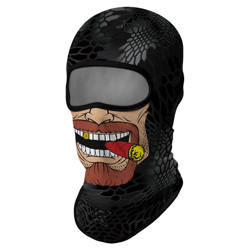 Cosplay Balaclava Unisex Ski Mask Motorcycle Full Face Mask Windproof Thermal Protection Durable Quality Fashionable Lightweight Comfort Riding Mask Outdoor Tactical Hood Headwear Mask for Cycling Halloween Multicolor（HT210013）