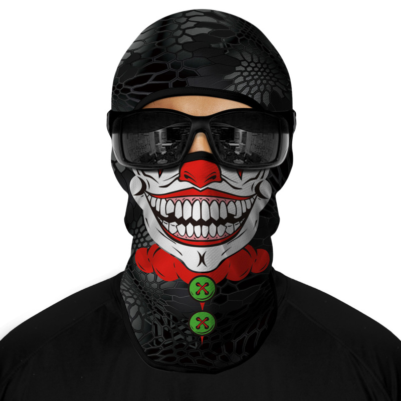 Cosplay Balaclava Unisex Ski Mask Motorcycle Full Face Mask Windproof Thermal Protection Durable Quality Fashionable Lightweight Comfort Riding Mask Outdoor Tactical Hood Headwear Mask for Cycling Halloween Multicolor（HT210001）