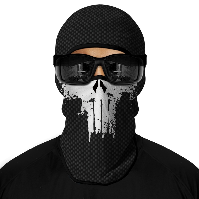 Cosplay Balaclava Unisex Ski Mask Motorcycle Full Face Mask Windproof Thermal Protection Durable Quality Fashionable Lightweight Comfort Riding Mask Outdoor Tactical Hood Headwear Mask for Cycling Halloween Multicolor（HT210157）