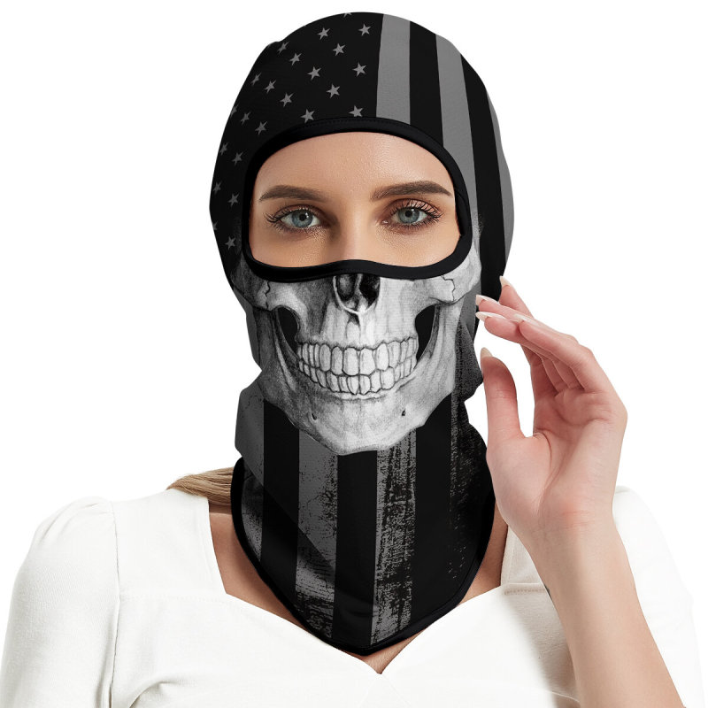 Cosplay Balaclava Unisex Ski Mask Motorcycle Full Face Mask Windproof Thermal Protection Durable Quality Fashionable Lightweight Comfort Riding Mask Outdoor Tactical Hood Headwear Mask for Cycling Halloween Multicolor（HT210020）