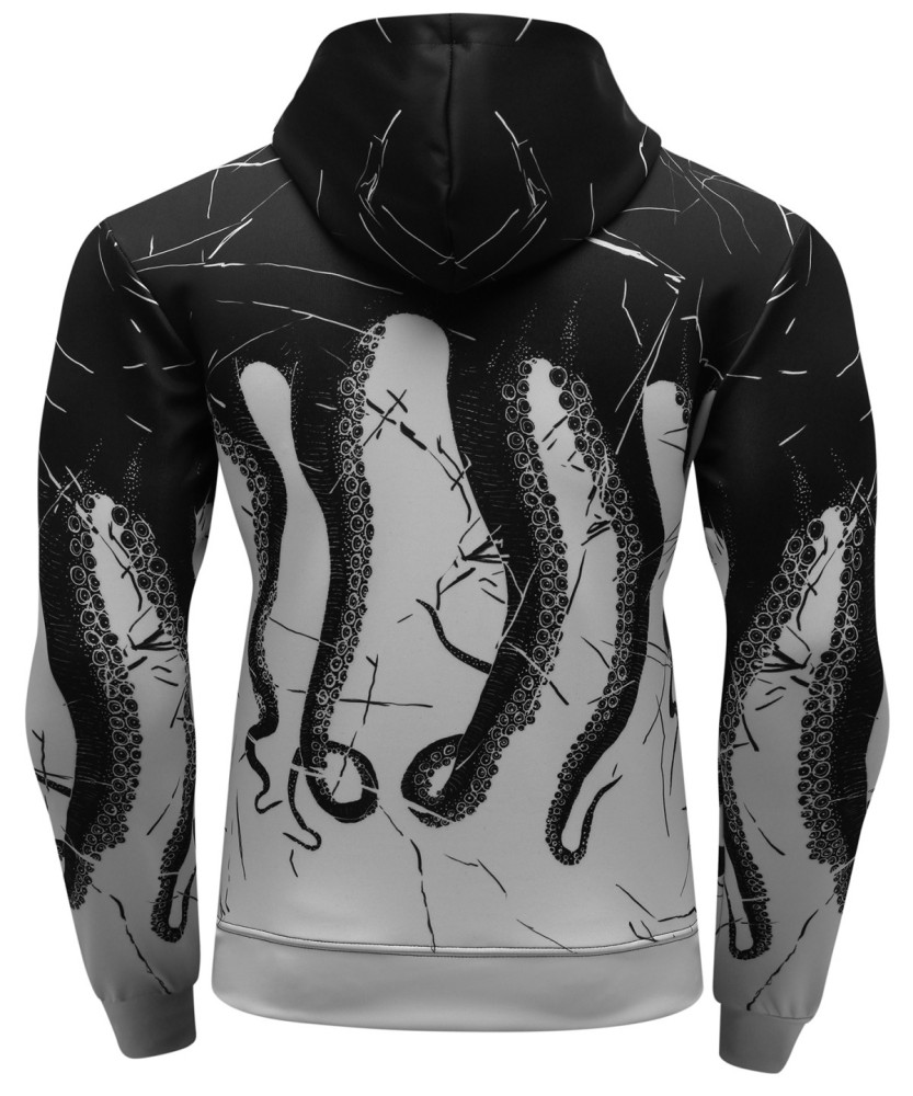 Cody Lundin Men's Hooded Casual Sweatshirt with Exquisite Print Elements Perfect Gift for Halloween Parties(074)