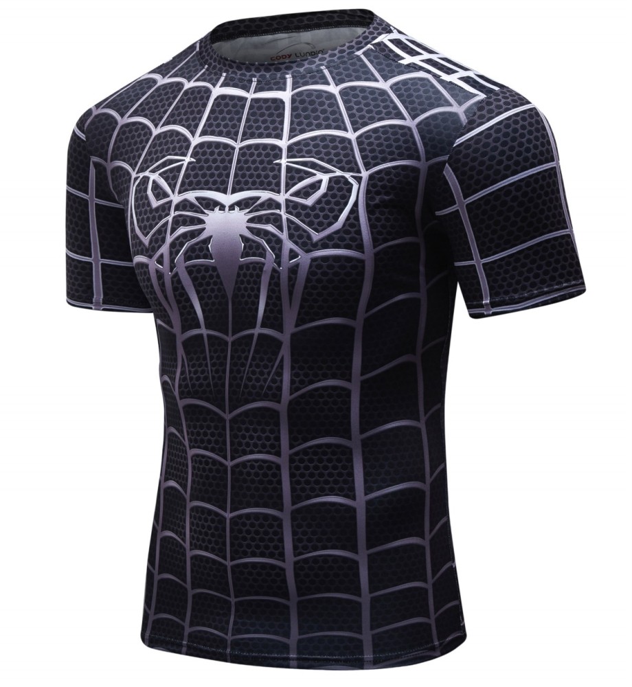 Cody Lundin Men's Short Sleeve Shirt 3D Technical Print Compression Sport T-shirt  Quick Dry Tight Athletic Top Fantastical Sportiness Shirt(1311)