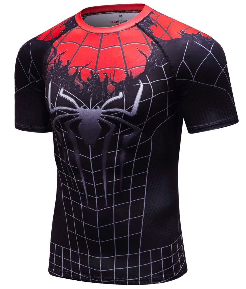 Cody Lundin Men's Short Sleeve Shirt 3D Technical Print Compression Sport T-shirt  Quick Dry Tight Athletic Top Fantastical Sportiness Shirt(1400)