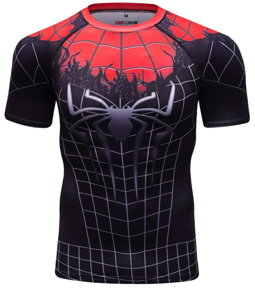 Cody Lundin Men's Short Sleeve Shirt 3D Technical Print Compression Sport T-shirt  Quick Dry Tight Athletic Top Fantastical Sportiness Shirt(1400)