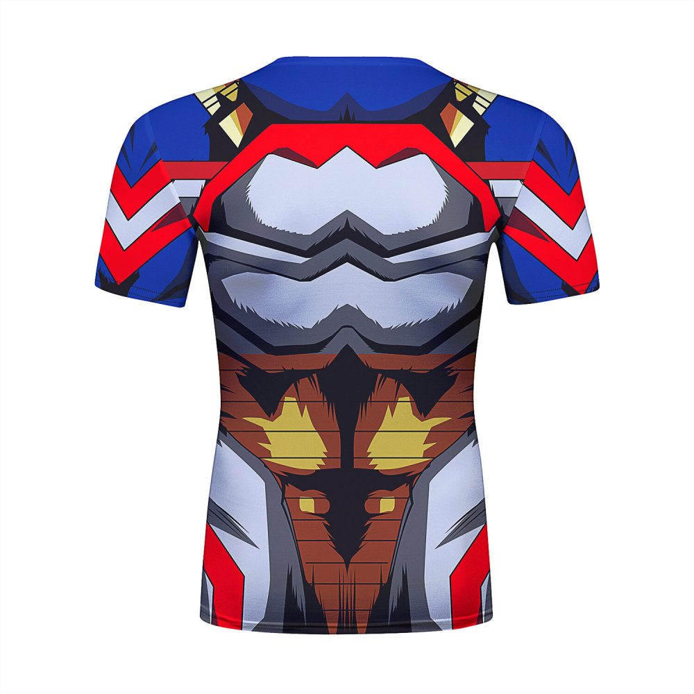 Cody Lundin Men's Short Sleeve Shirt 3D Technical Print Compression Sport T-shirt  Quick Dry Tight Athletic Top Fantastical Sportiness Shirt(221531)