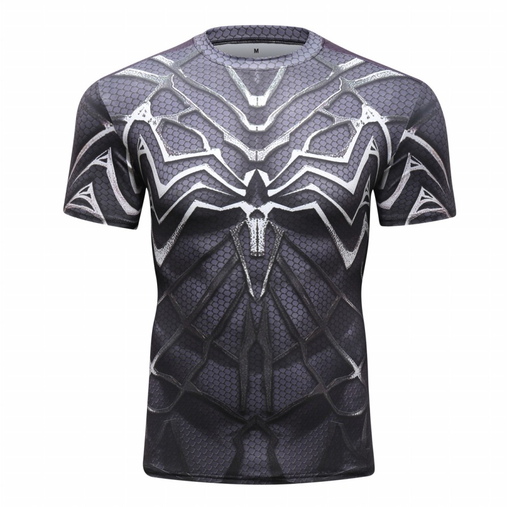 Cody Lundin Men's Short Sleeve Shirt 3D Technical Print Compression Sport T-shirt  Quick Dry Tight Athletic Top Fantastical Sportiness Shirt(1388)