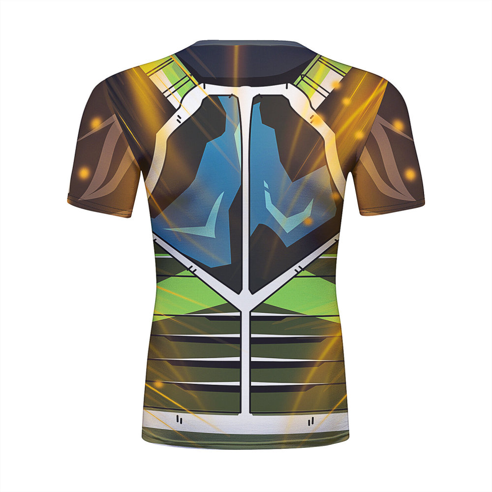 Cody Lundin Men's Short Sleeve Shirt 3D Technical Print Compression Sport T-shirt  Quick Dry Tight Athletic Top Fantastical Sportiness Shirt(221537)