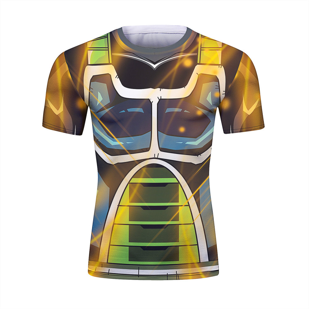 Cody Lundin Men's Short Sleeve Shirt 3D Technical Print Compression Sport T-shirt  Quick Dry Tight Athletic Top Fantastical Sportiness Shirt(221537)