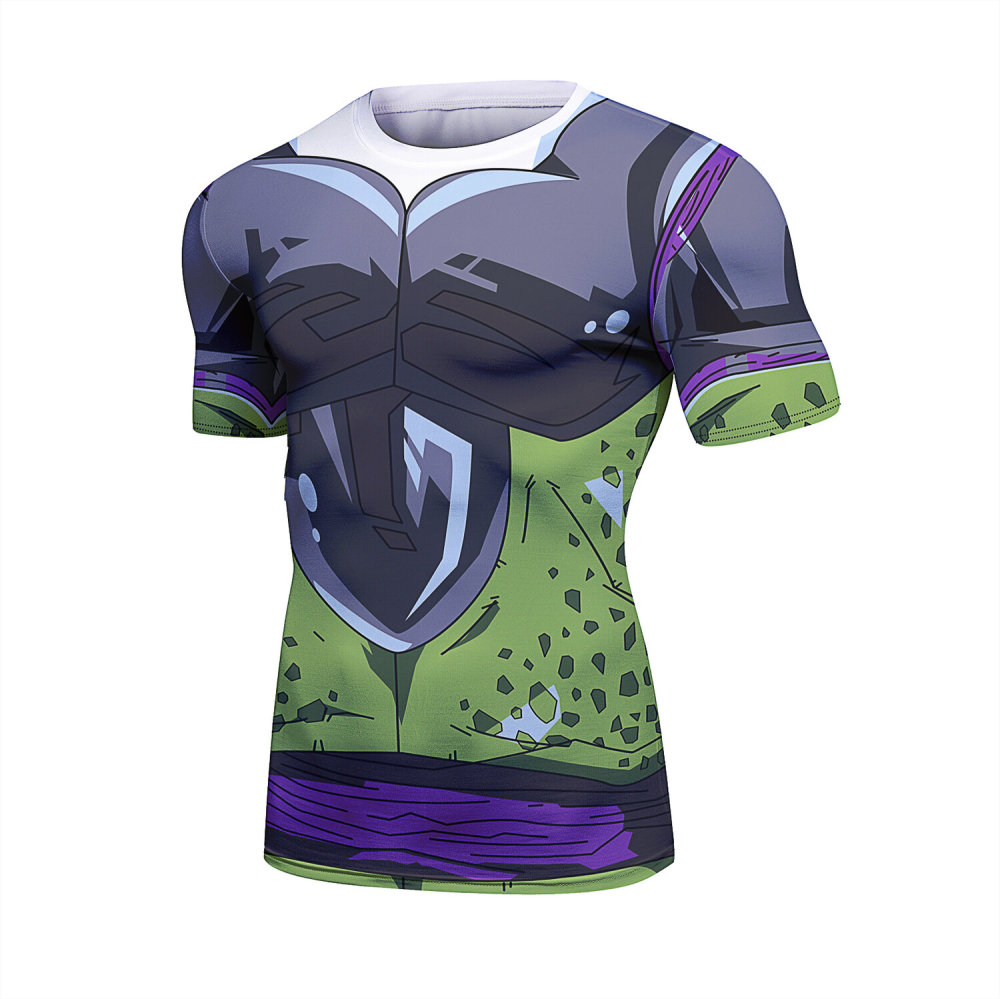 Cody Lundin Men's Short Sleeve Shirt 3D Technical Print Compression Sport T-shirt  Quick Dry Tight Athletic Top Fantastical Sportiness Shirt(221536)